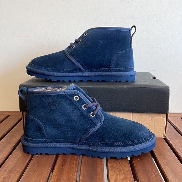 UGG Neumel Shoes Navy Women Size 6 - Picture 5 of 14